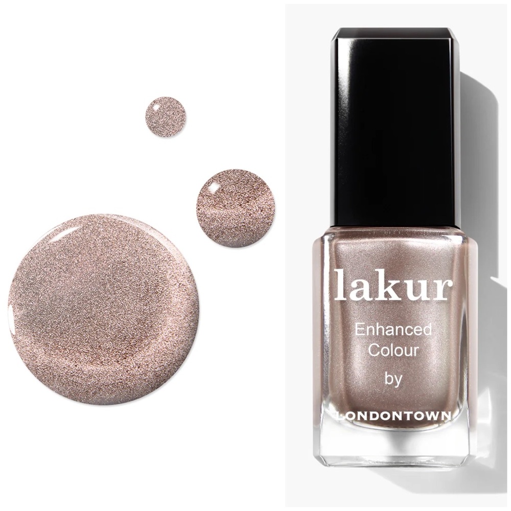 Londontown Gilded Lakur Neutral Champagne Silver Sparkles Gold Shimmer